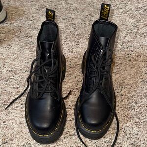 Dr. Martens Black Leather Boots